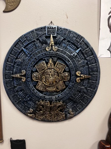 Aztec calendar.