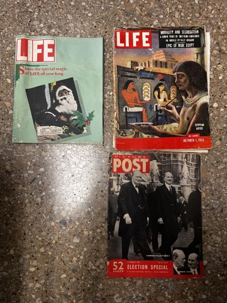 LIFE magazines.