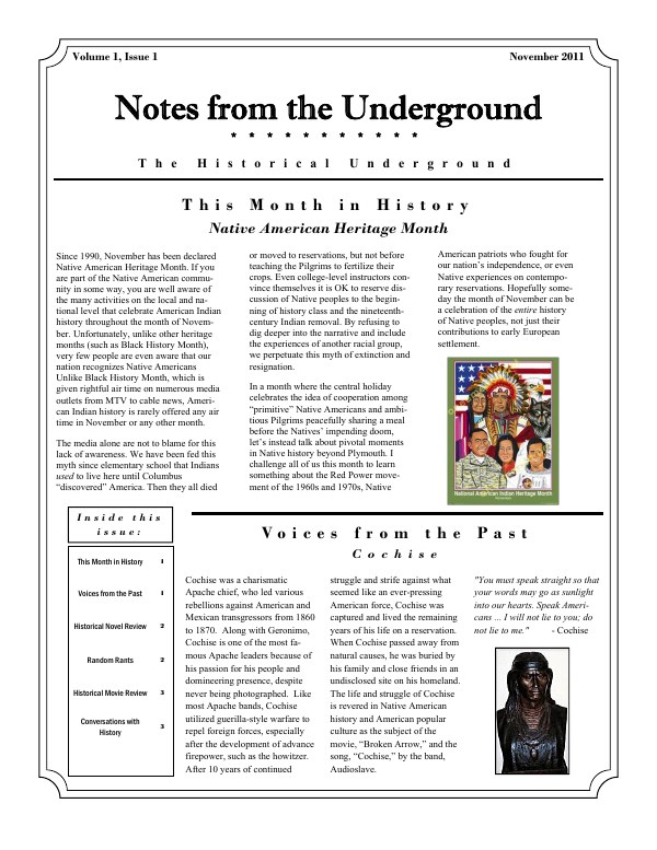 Cover of Volume 1, Issue 1
