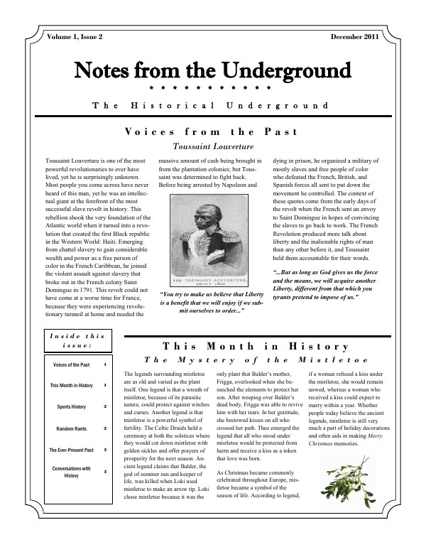 Cover of Volume 1, Issue 2