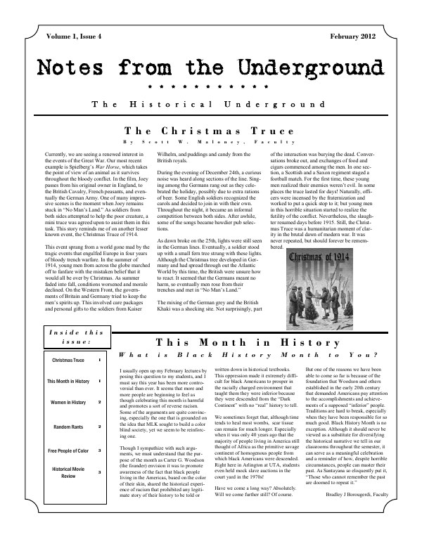 Cover of Volume 1, Issue 4