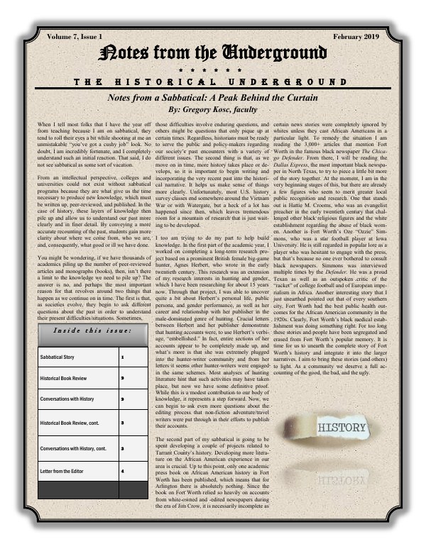 Cover of Volume 7, Issue 1